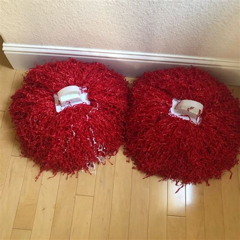 etsy pom poms|large vintage cheerleading pom poms.